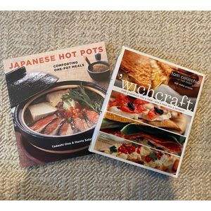 NWT 2 Cookbooks - ‘wichcraft & Japanese Hot Pots